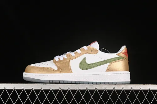 All categories Air Jordan Jordan series basketball shoes Air Jordan 1 Low Air Jordan 1 Low OG GS "Chinese New Year" AJ1 Joe 1 Year of the Dragon zodiac color low-top cultural casual sneakers FQ6593-100
